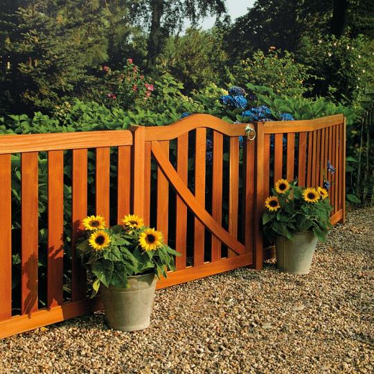 Elephant Tuinhek Recht Luxe Bangkirai Hardhout 3,6 x 180 x 90 cm – Vlak Geschaafd & RVS Geschroefd