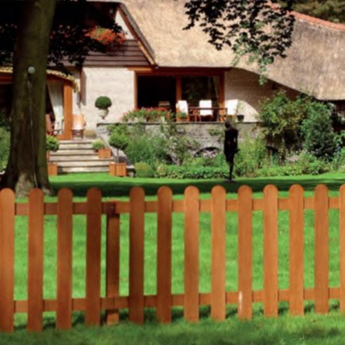 Elephant Hek Classic Bangkirai Hardhout – 3,5 x 180 x 80 cm | Fijne Ribbel | RVS Geschroefd