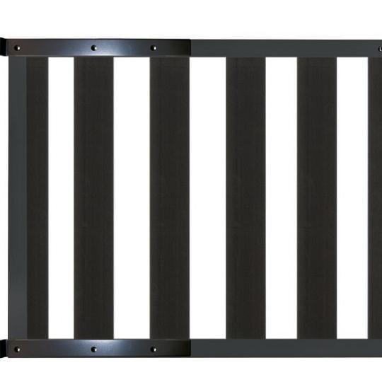 Elephant Poortje Design Houtcomposiet FSC 6L 1,7x100x80 cm – Antraciet (incl. sluiting & beslag)