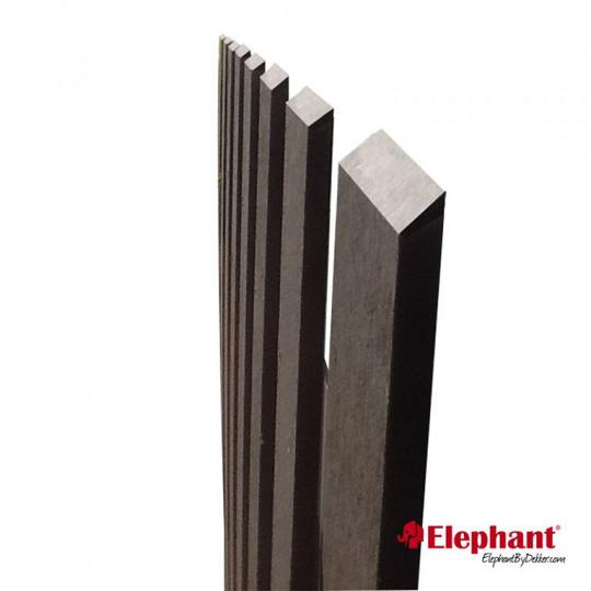 Elephant poortje Luxe houtcomposiet FSC/GRS aluminium antraciet 100 x 80 cm