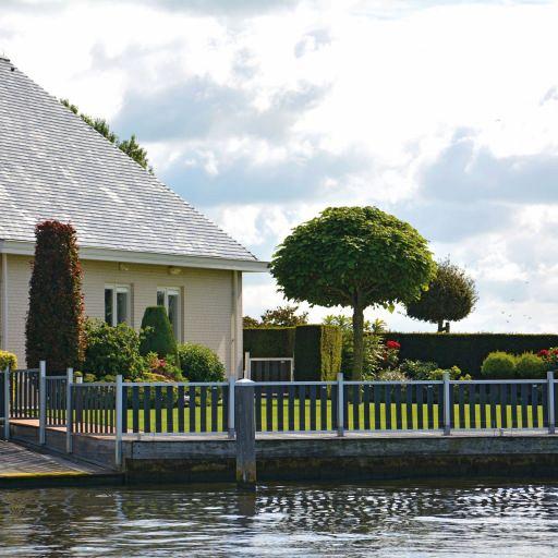 Elephant Tuinhek Design Houtcomposiet Antraciet – Duurzaam, Stijlvol en Onderhoudsarm