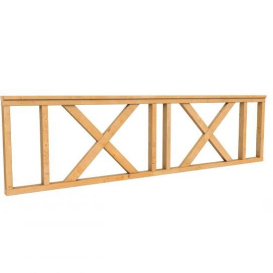 Elephant paalhouder met voet verzinkt staal 8x16x30 cm – insteekmodel voor aluminium palen