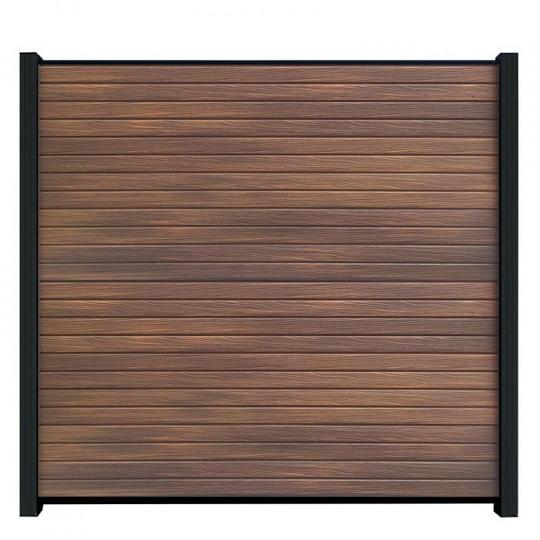 Elephant Paal Modular Zwart – Gepoe­dercoat Aluminium 6,8 x 6,8 x 270 cm (Geassembleerd) voor Scherm