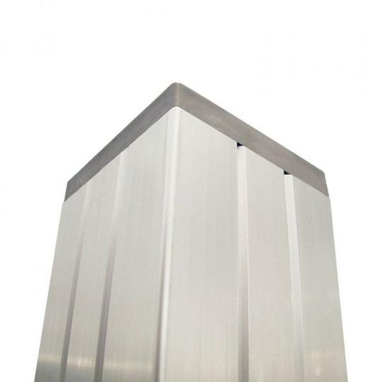 Elephant geassembleerde paal Modular/M&M aluminium 6,8x6,8x97 cm antraciet – voor een schutting van 