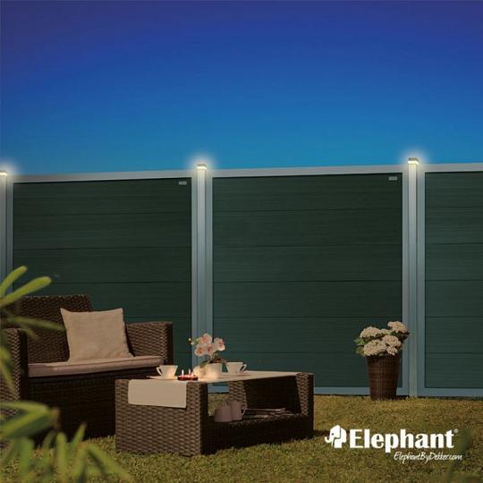 Elephant geassembleerde paal Modular/M&M aluminium 6,8x6,8x97 cm geanodiseerd – dé stevige basis voo