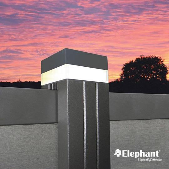 Elephant geassembleerde paal Modular/M&M aluminium 6,8x6,8x270 cm geanodiseerd – dé stevige basis vo