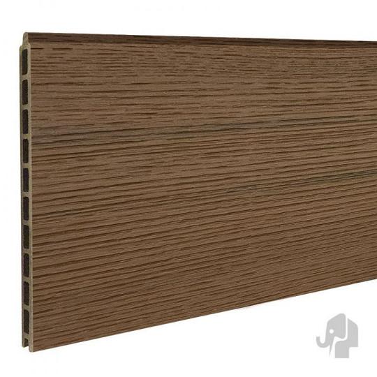 Elephant lamel Mix&Match houtcomposiet FSC – Co-extrusion Natural dark brown (2 stuks)