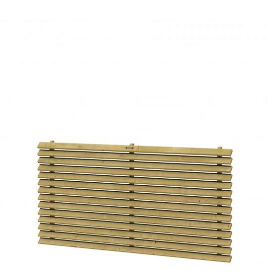 Jaloeziescherm 180 Premium, 90 x 180 cm, groen geïmpregneerd.