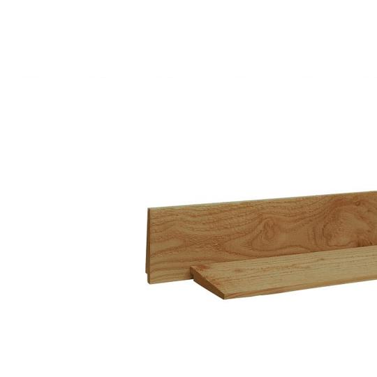 Douglas Zweeds rabat 1 zijde geschaafd, 1 zijde fijnbezaagd 1,0-2,1 x 16,5 x 400 cm, groen geïmpregn