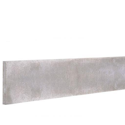 Betonplaat stampbeton 25 x 3,5 x 225 cm, grijs.