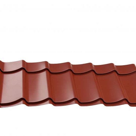 Dakpanplaten t.b.v. Douglasvision kapschuur Comfort 405 x 320 cm, (16 M2), donkerrood.