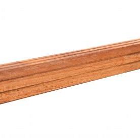 AZ hardhouten paal fijnbezaagd met V-groef, gepunt 6,5 x 6,5 x 180 cm