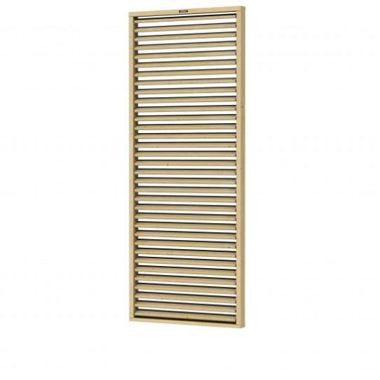 Hillhout vuren Shutterscherm Excellent 90 x 224 cm, kleurloos geïmpregneerd.