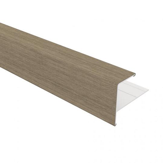 NewTechWood Aluminium Co-Extrusie Eindprofiel voor Castellation PRO – 5 x 5 x 300 cm, Antique