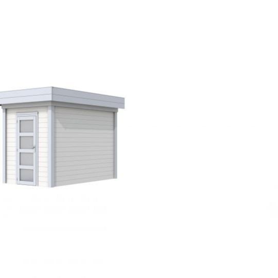 Vuren Topvision Kiekendief, 200 x 300 cm, wanden wit en basis lichtgrijs.