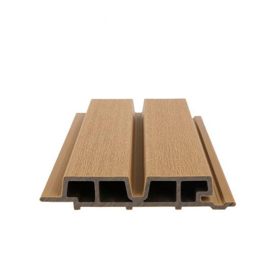 NewTechWood HKC co-extrusie Castellation PRO65 gevelbekleding, 3,3 x 18 x 390 cm, Red Cedar.