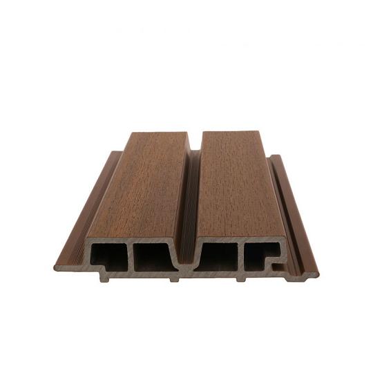 NewTechWood HKC co-extrusie Castellation PRO65 gevelbekleding, 3,3 x 18 x 290 cm, Ipe.