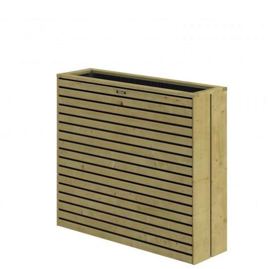 Terrasbloembak Elan Excellent Douglas – 93 x 30 x 103 cm, groen geïmpregneerd.