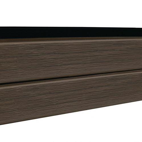 Elephant Lamel Double Rhombus Houtcomposiet FSC – Ipé/Black (2 x 14,1 x 180 cm – 6 stuks)