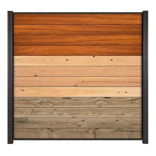 Elephant Lamel Mix&Match Jatoba FSC Hardhout 2x14,1x180 cm (2 stuks) – Zwarte Krimpfolie