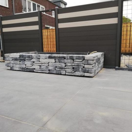 Elephant Lamel Mix&Match Houtcomposiet FSC/GRS – Rock Grey (2x14,1x180 cm)