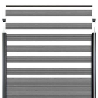 Elephant Lamel Triple Rhombus Houtcomposiet FSC – Co-ex Natural Grey (2 x 14,1 x 180 cm – 6 stuks)