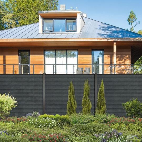 Elephant lamel triple Rhombus houtcomposiet FSC  rock grey 2x14,1x180 cm (6 stuks)