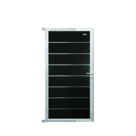 Elephant Tuindeur Modular Houtcomposiet FSC – Antraciet/Alu | 4x90x174 cm