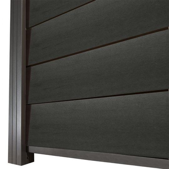 Elephant Lamel Modular Zweeds Rabat Houtcomposiet – Antraciet FSC