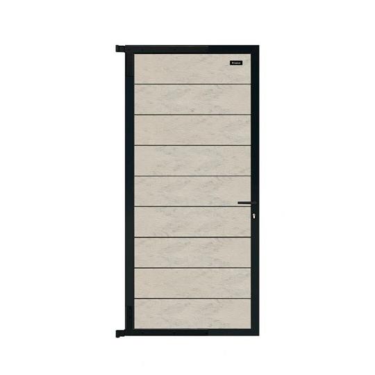 Elephant tuindeur Modular Evo houtcomposiet FSC 4x90x195 cm bicolor grijs