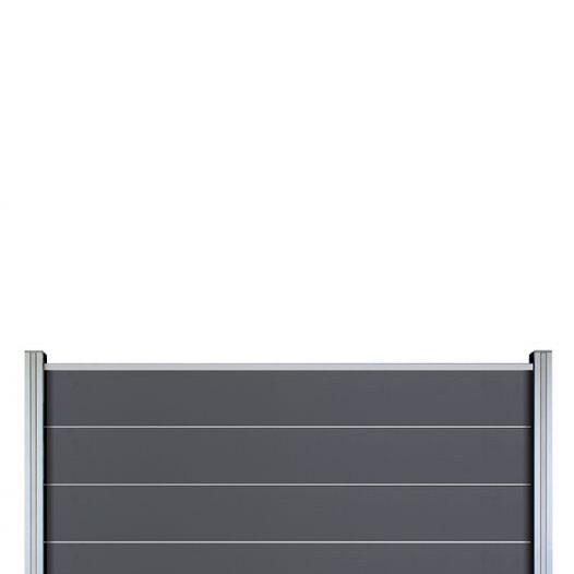 Elephant Schutting Modular Evo Houtcomposiet FSC – Rock Grey 180x97 cm