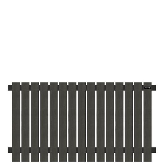 Elephant hek Dark Line houtcomposiet FSC alu – 3,1 x 180 x 100 cm – verticaal – 15L – antraciet / an