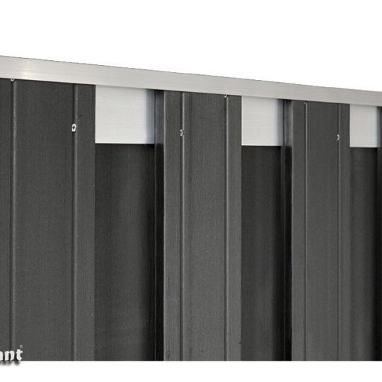 Elephant schutting afdekprofielen aluminium – 2x5x200 cm (set van 2 stuks)