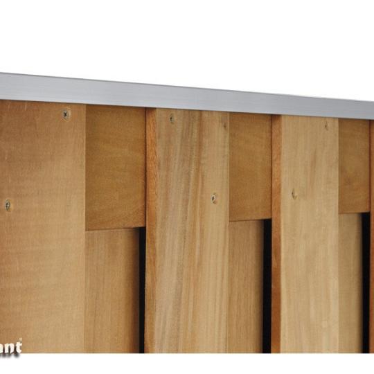 Elephant schutting afdekprofielen aluminium – 2x5x200 cm (set van 2 stuks)