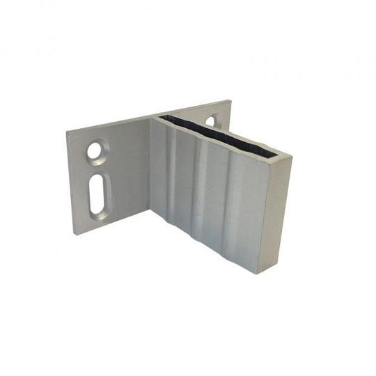 Elephant T beslagset geanodiseerd aluminium  6 stuks in blister tbv houtcomposiet schuttingen