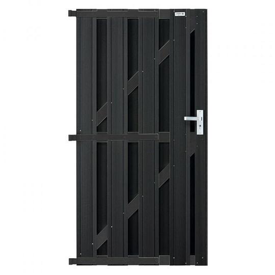 Elephant deurstopper Design aluminium  1800mm antraciet gepoedercoat