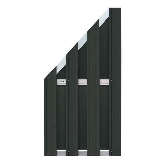 Elephant schutting Design houtcomposiet antraciet – duurzaam, modern en onderhoudsarm