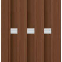 Elephant Schutting Design houtcomposiet FSC/GRS 3,9x90x180 cm halfbreed bruin met alu liggers