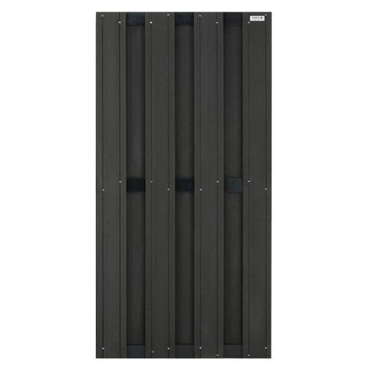 Elephant Schutting Design houtcomposiet FSC/GRS 3,9x90x180 cm halfbreed antraciet met antraciet alu 