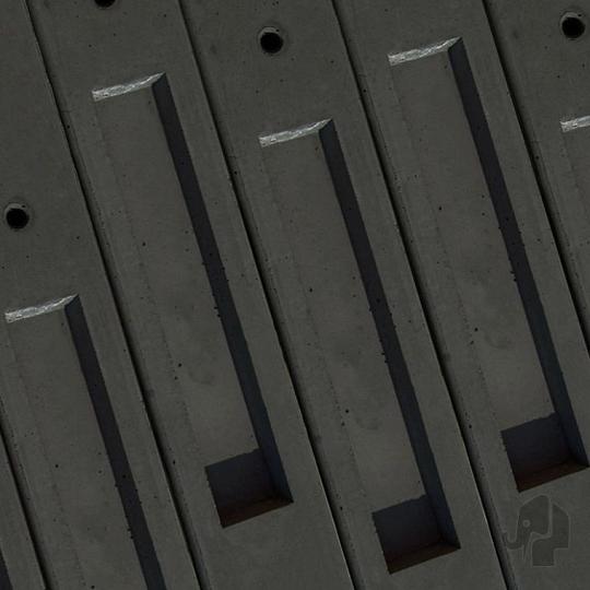 Elephant eindpaal diamantkop beton antraciet 8,5x8,5x280 cm – de ideale keuze voor een strakke, duur