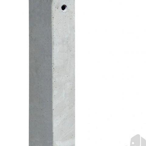 Elephant Tussenpaal Diamantkop Beton Grijs 8,5 x 8,5 x 280 cm – Voor Rechte Schuttingen