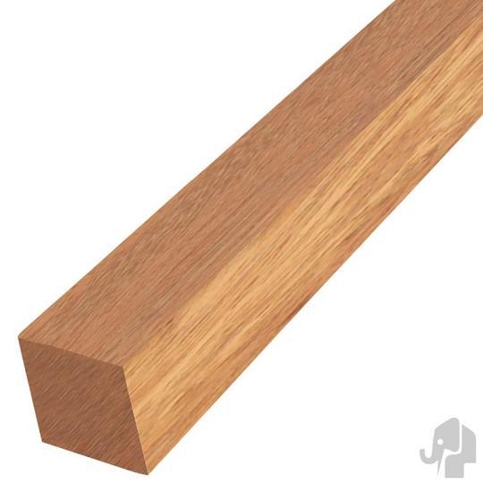 Elephant Paal gezaagd Angelim Vermelho hardhout 8x8x500 cm