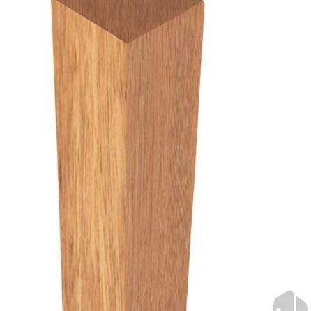 Elephant Paal gezaagd Angelim Vermelho hardhout 8x8x500 cm