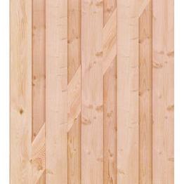 Elephant tuindeur XL Douglas PEFC  4,5x100x200 cm gezaagde planken / RVS geschroefd