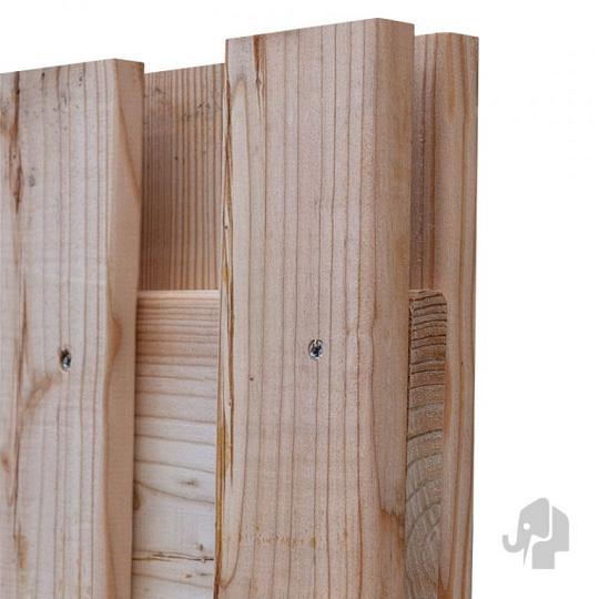 Elephant tuindeur geschaafd Douglas PEFC  48x900x1800mm vlak geschaafd / RVS geschroefd