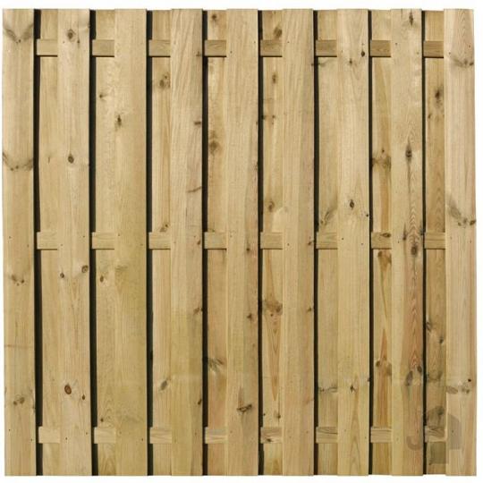 Elephant schutting XL verduurzaamd Grenen PEFC – 17 planks 200 x 200 cm