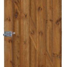 Elephant tuindeur bruin verduurzaamd Grenen FSC 4,7x100x200 cm – incl. beslagset