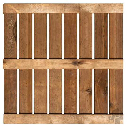 Elephant Terrastegel Bruin Verduurzaamd Grenen FSC 2,2 x 50 x 50 cm – Vlak Geschaafd