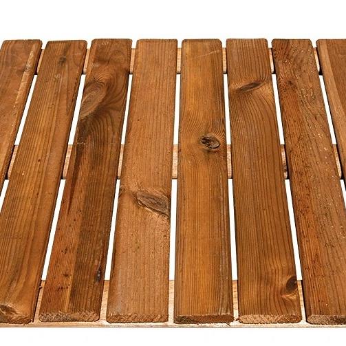 Elephant Terrastegel Bruin Verduurzaamd Grenen FSC 2,2 x 50 x 50 cm – Vlak Geschaafd