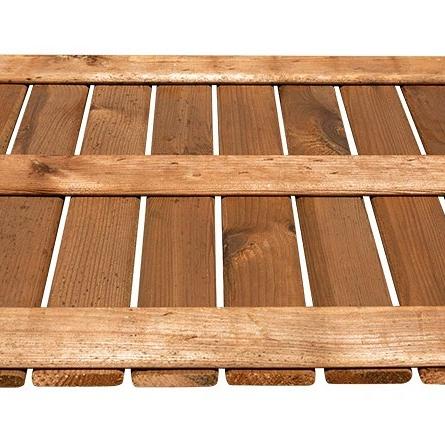 Elephant Terrastegel Bruin Verduurzaamd Grenen FSC 2,2 x 50 x 50 cm – Vlak Geschaafd